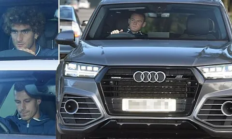 Sao M.U u ám đến sân tập sau buổi họp kín với Mourinho