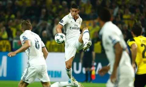 Sao Real Madrid tức tối sau trận hòa Dortmund