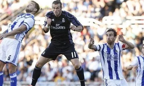 “Siêu nhân” Bale tỏa sáng, Real Madrid đánh bại Sociedad ngay tại tử địa Anoeta