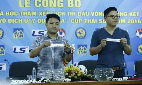 HAGL và SLNA cùng bảng ở giải U17 Quốc gia 2016