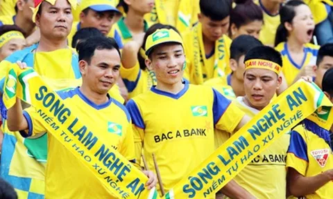 CĐV SLNA lên kế hoạch phủ vàng sân Thống Nhất