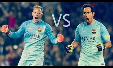 So sánh tài năng của Bravo và Ter Stegen trong màu áo Barca