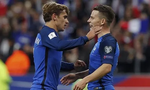 'Song sát' của Atletico tỏa sáng, Pháp thắng dễ Bulgaria trên sân nhà