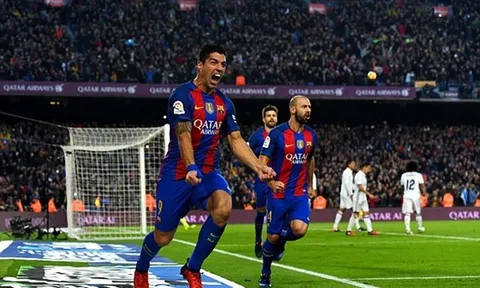 Suarez nói gì sau khi bị Ramos cướp đi chiến thắng?