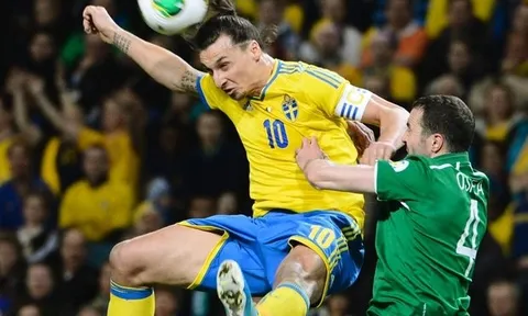 23h00 ngày 13/06, Cộng hòa Ireland vs Thụy điển : Ai thua coi như hết cửa