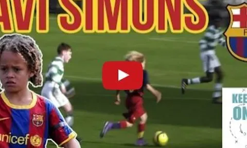 Tài năng đặc biệt của 'thần đồng' Barcelona Xavi Simons