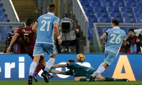Tấn công không hiệu quả, Lazio lại gục ngã trước Roma