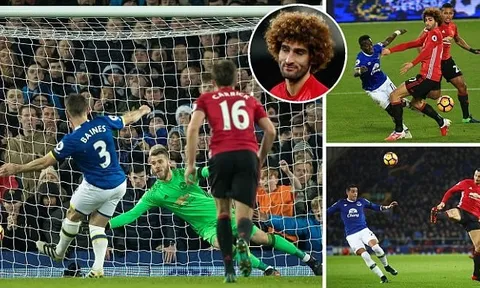 Tặng quà cho đội bóng cũ, Fellaini khiến Manchester United rơi điểm trước Everton