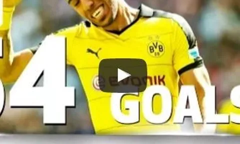 Tất cả các bàn thắng của Pierre-Emerick Aubameyang trong màu áo Dortmund