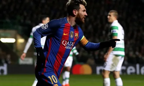 Thắng nhẹ Celtic, Messi và Barcelona cùng lên đỉnh