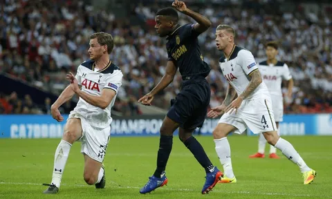 Thi đấu ngờ nghệch, Tottenham thua đau Monaco