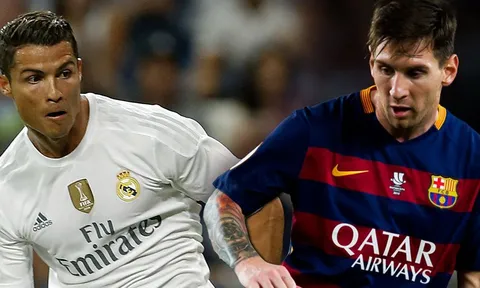 Thống kê gây sốc về Messi và Ronaldo
