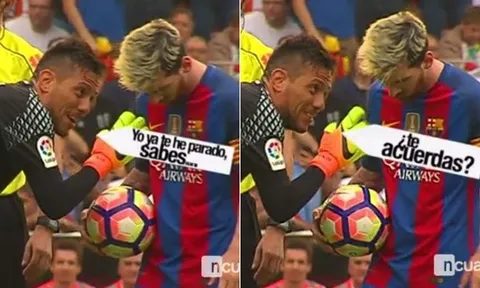 Thủ thành Valencia chế giễu Messi