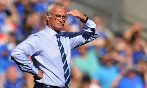 Thua trận, Ranieri đặt mục tiêu trụ hạng