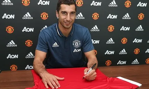 Tiết lộ thú vị việc Mkhitaryan gia nhập Man Utd