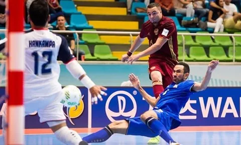 Thái Lan suýt gây bất ngờ trước Nga tại World Cup Futsal 2016