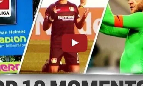 Top 10 khoảnh khắc đáng nhớ nhất Bundesliga tháng 9