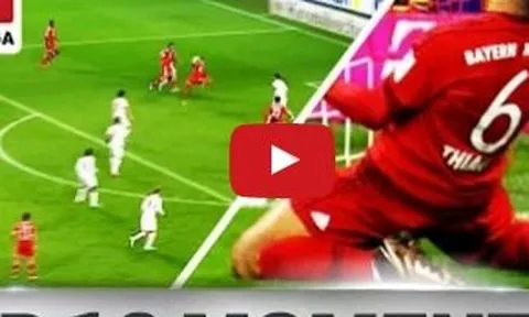 Top 10 khoảnh khắc đáng nhớ nhất của Thiago Alcantara mùa 2015/16
