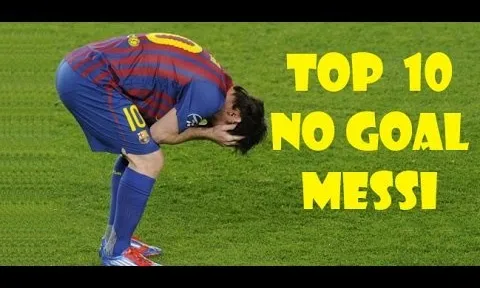 Top 10 pha hỏng ăn đáng tiếc nhất của Lionel Messi