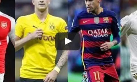 Top 5 tiền vệ cánh trái hay nhất năm 2016
