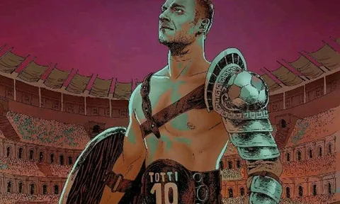 Totti lập kỉ lục ấn tượng ngày Roma cầm hoà Austria Wien