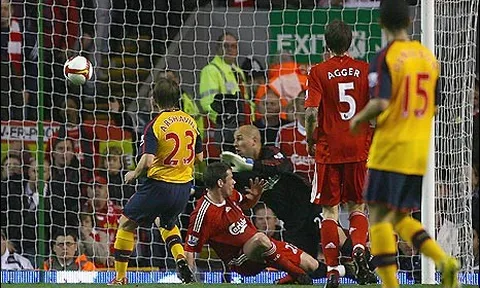 Trận cầu kinh điển, Liverpool 4-4 Arsenal