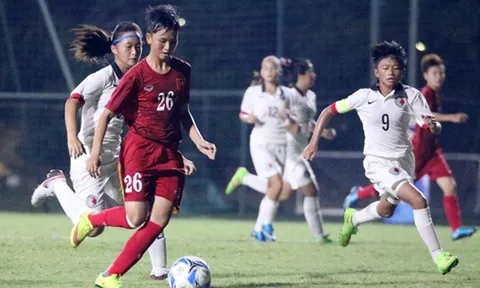 U16 Việt Nam đánh bại Hồng Kông ngày chia tay VL giải U16 nữ châu Á 2017