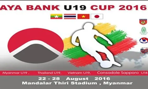 U19 Việt Nam sớm đụng U19 Thái Lan tại giải Aya Bank Cup 2016