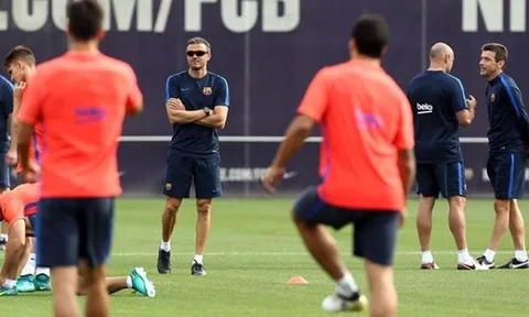 Vắng Pique và Alba, Lucho gây bất ngờ với tài năng trẻ