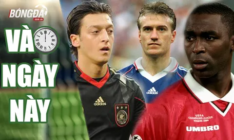 Vào ngày này 15-10, sinh nhật Andy Cole, Didier Deschamps, Mesut Özil