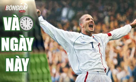 Vào ngày này 6.10, Nước Anh phát sốt vì "đường cong" của Beckham
