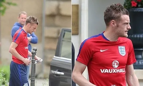 Vardy mang chất cấm đến sân tập tuyển Anh