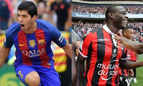 Vì sao Balotelli chọn Suarez giành Quả bóng Vàng 2016?