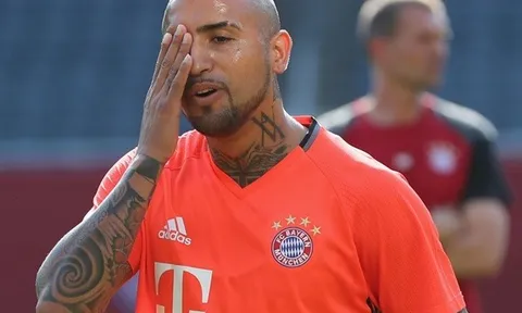 Vidal 'vã mồ hôi' với những bài tập của Ancelotti