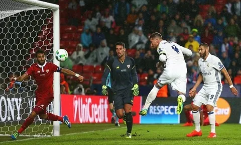 Video: Real Madrid 3-2 Sevilla (Siêu Cúp châu Âu)