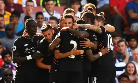 Vòng 1 Premier League - Arsenal 3-4 Liverpool