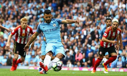 Vòng 1 Premier League - Man City 2-1 Sunderland
