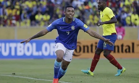 Vòng loại World Cup 2018 - Ecuador 0-3 Brazil
