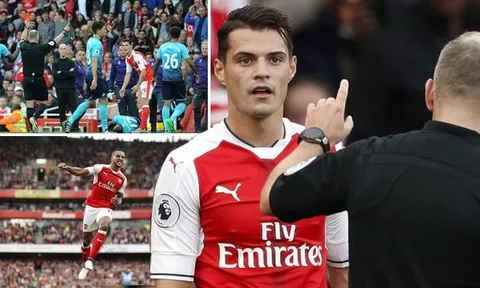 Walcott lập cú đúp, Xhaka suýt quăng đi 3 điểm của Arsenal