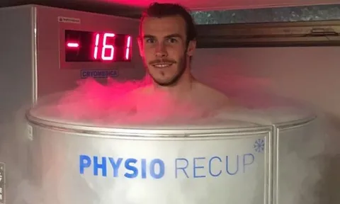 Gareth Bale “luyện công” ở nhiệt độ âm 161 độ