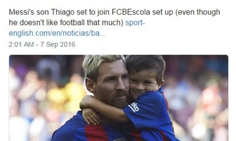 CHÍNH THỨC: Thêm một Messi gia nhập Barcelona