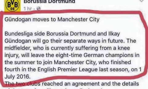 Vừa bán được Gundogan, Dortmund đã 'troll' ngay Man City