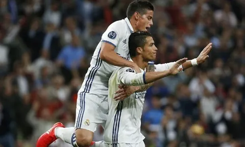 Chùm ảnh: Ronaldo 'nén đau' giúp Real Madrid hạ gục đội bóng cũ