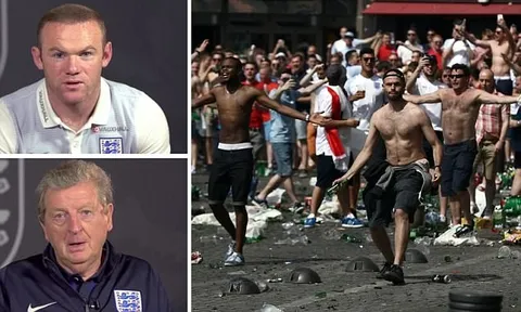 Wayne Rooney và HLV Roy Hodgson năn nỉ cổ động viên Anh đừng quậy tiếp ở EURO 2016