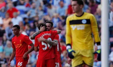 Wigan 0-2 Liverpool (Giao hữu trước mùa giải)