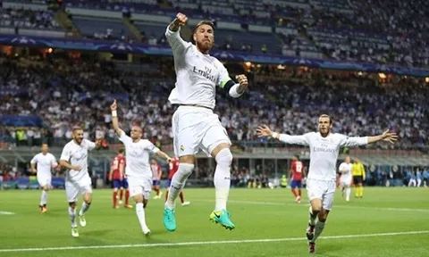 Sergio Ramos đã việt vị trong tình huống mở tỷ số