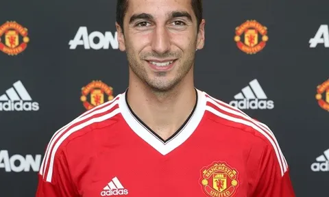 Henrikh Mkhitaryan CHÍNH THỨC cầm áo Man United
