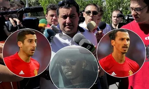 'Siêu cò' Raiola và đội hình 11 ngôi sao: Ibra, Pogba và phần còn lại