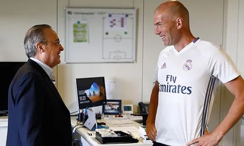 HLV Zidane đôn 2 con trai lên đội 1 Real Madrid