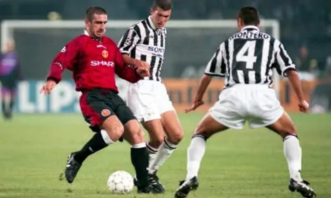 Zidane đọ tài cao thấp với Cantona